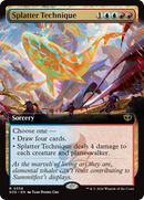 Splatter Technique (Extended Art) [Secrets of Strixhaven] - Destination Retro