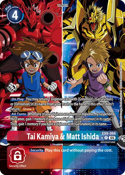 Tai Kamiya & Matt Ishida [EX9-066] (Alternate Art) [Versus Monsters] - Destination Retro