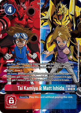 Tai Kamiya & Matt Ishida [EX9-066] (Alternate Art) [Versus Monsters] - Destination Retro