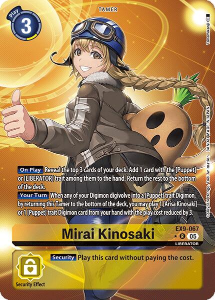 Mirai Kinosaki [EX9-067] (Alternate Art) [Versus Monsters] - Destination Retro