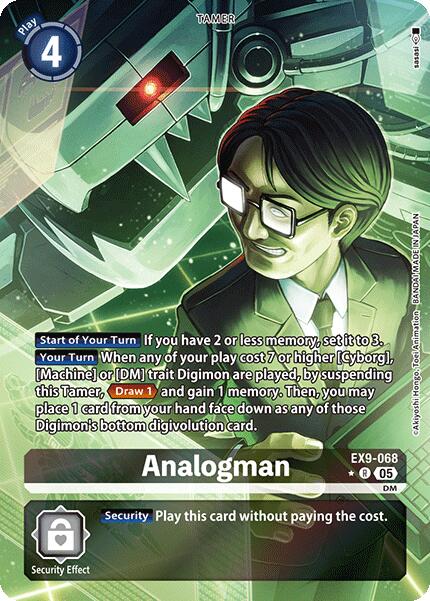 Analogman [EX9-068] (Alternate Art) [Versus Monsters] - Destination Retro