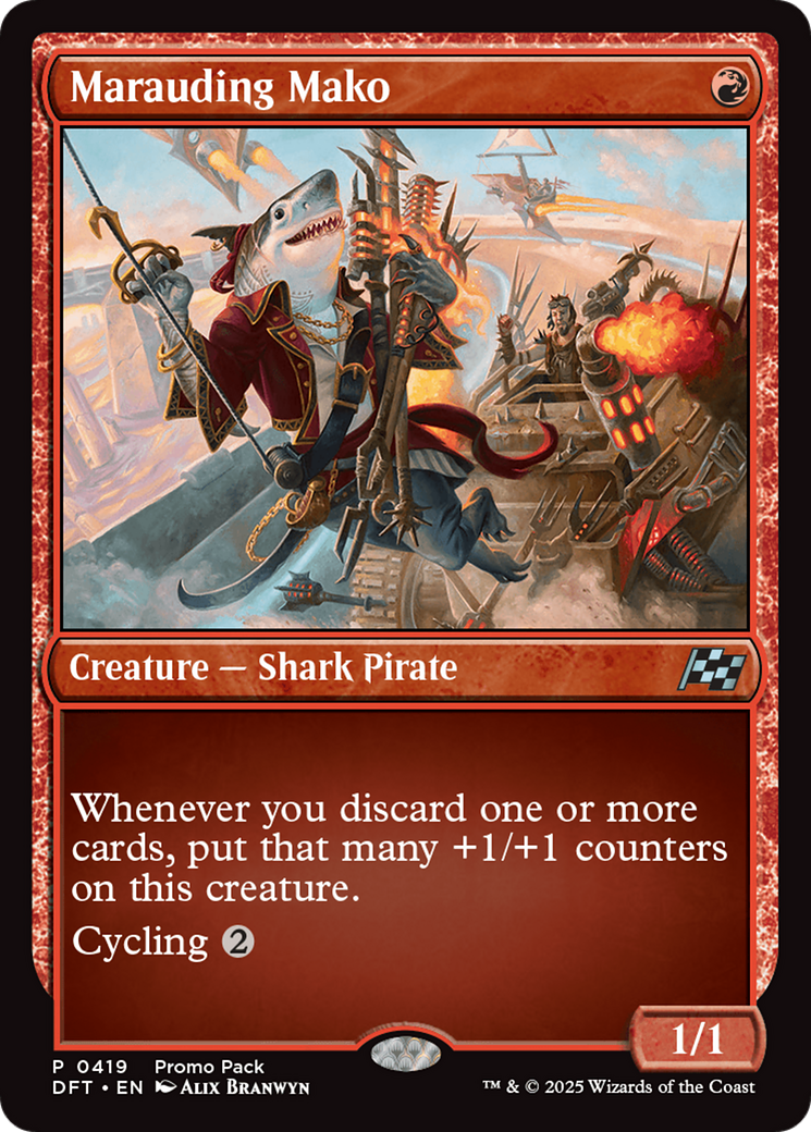 Marauding Mako (Promo Pack) [Aetherdrift Promos] - Destination Retro