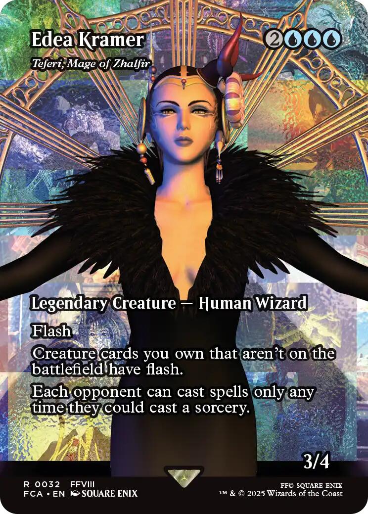 Edea Kramer - Teferi, Mage of Zhalfir (Showcase) [FINAL FANTASY : Through the Ages] - Destination Retro