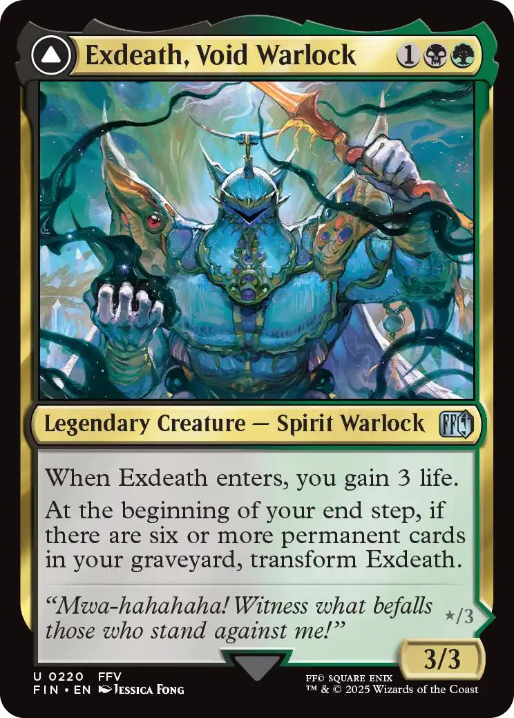 Exdeath, Void Warlock // Neo Exdeath, Dimension's End [FINAL FANTASY] - Destination Retro