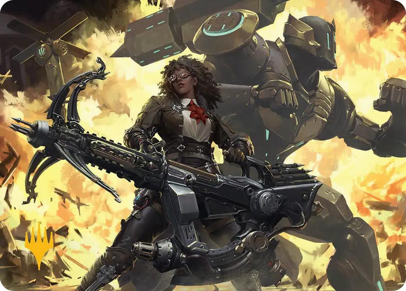 Machinist's Arsenal Art Card (Gold-Stamped Planeswalker Symbol) [FINAL FANTASY Art Series] - Destination Retro