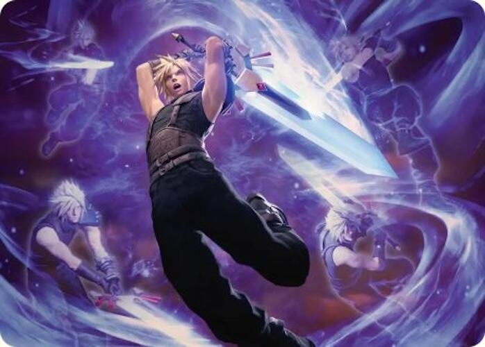 Cloud's Limit Break Art Card [FINAL FANTASY Art Series] - Destination Retro