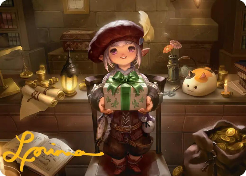 Tataru Taru Art Card (Gold-Stamped Signature) [FINAL FANTASY Art Series] - Destination Retro