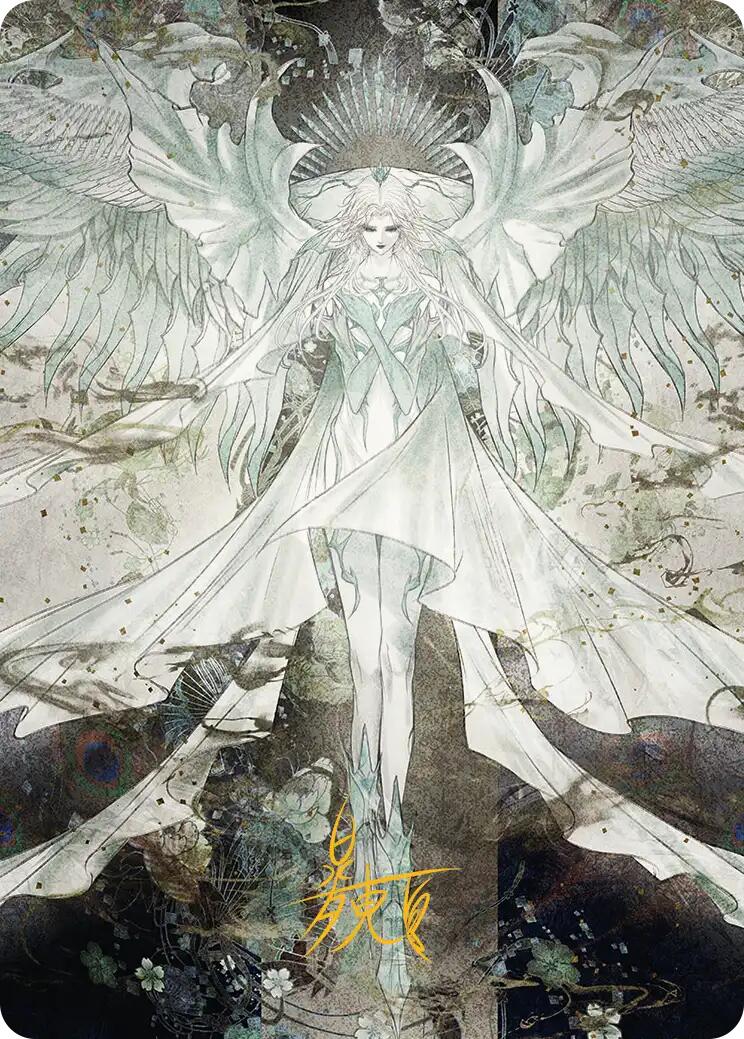 Hydaelyn, the Mothercrystal Art Card (Gold-Stamped Signature) [FINAL FANTASY Art Series] - Destination Retro