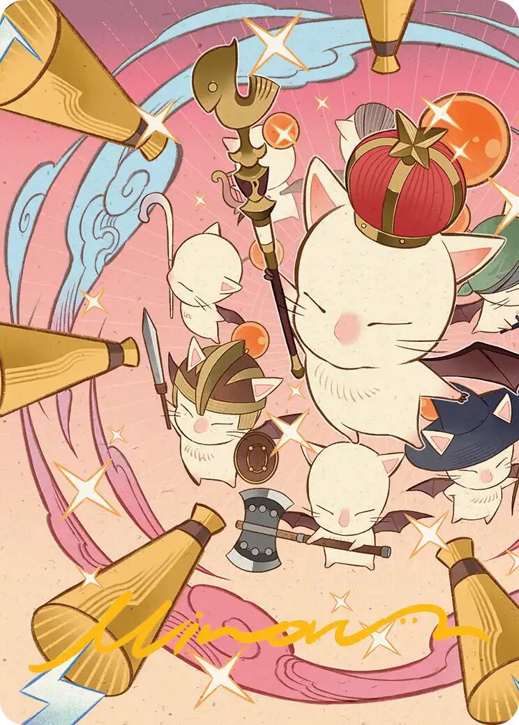 Summon: Good King Mog XII Art Card (Gold-Stamped Signature) [FINAL FANTASY Art Series] - Destination Retro