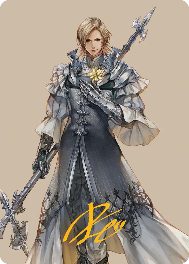 Dion, Bahamut's Dominant Art Card (Gold-Stamped Signature) [FINAL FANTASY Art Series] - Destination Retro