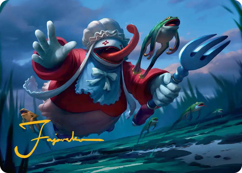 Quina, Qu Gourmet Art Card (Gold-Stamped Signature) [FINAL FANTASY Art Series] - Destination Retro