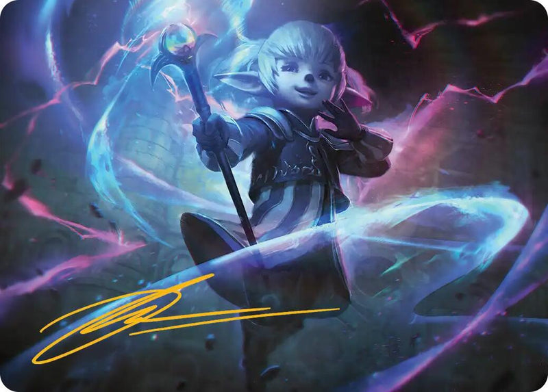 Shantotto, Tactician Magician Art Card (Gold-Stamped Signature) [FINAL FANTASY Art Series] - Destination Retro