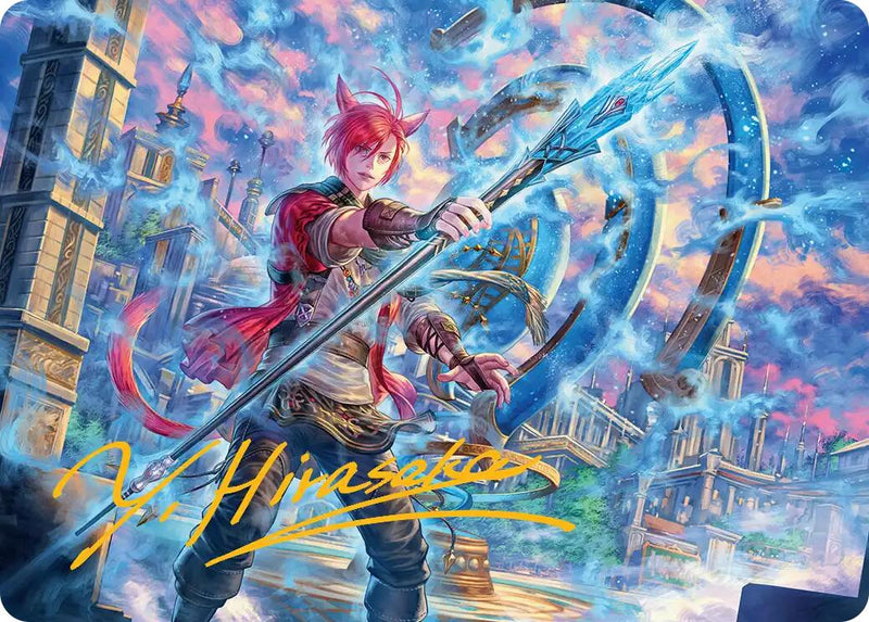 G'raha Tia, Scion Reborn Art Card (19) (Gold-Stamped Signature) [FINAL FANTASY Art Series] - Destination Retro