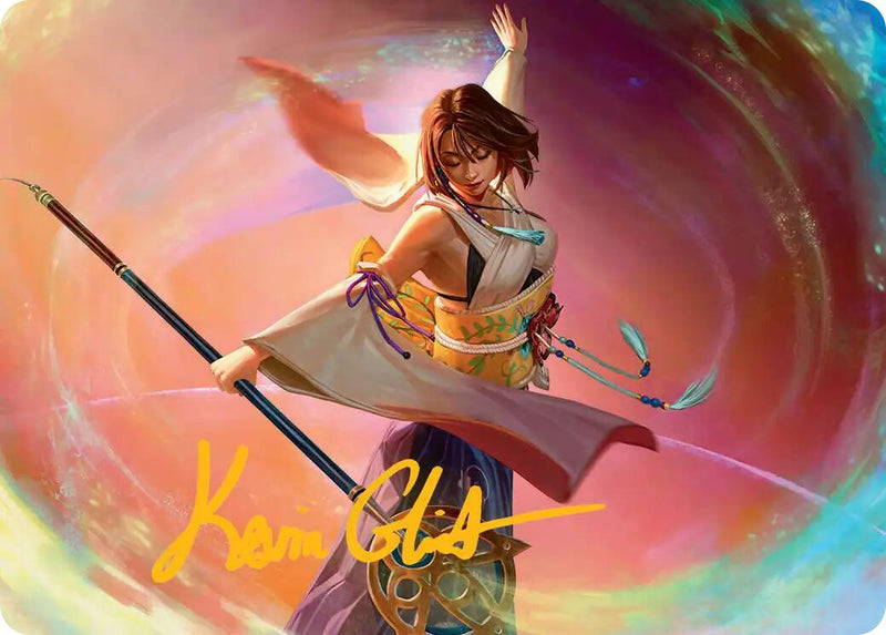 Yuna, Grand Summoner Art Card (Gold-Stamped Signature) [FINAL FANTASY Art Series] - Destination Retro
