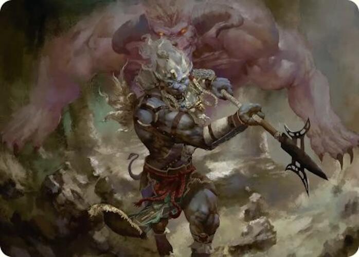 Kimahri, Valiant Guardian Art Card [FINAL FANTASY Art Series] - Destination Retro