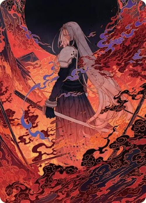 Nibelheim Aflame Art Card [FINAL FANTASY Art Series] - Destination Retro
