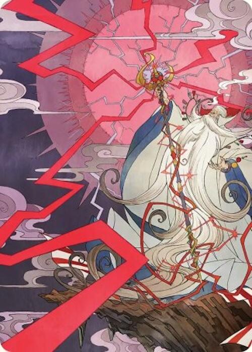 Summon: Esper Ramuh Art Card [FINAL FANTASY Art Series] - Destination Retro