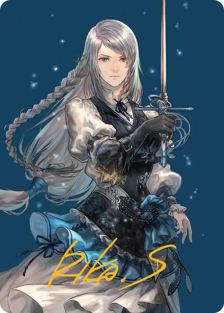 Jill, Shiva's Dominant Art Card (Gold-Stamped Signature) [FINAL FANTASY Art Series] - Destination Retro