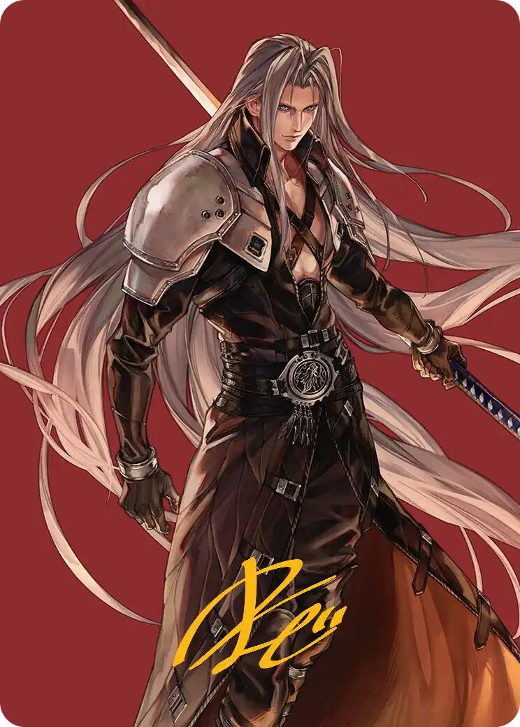 Sephiroth, Fabled SOLDIER Art Card (Gold-Stamped Signature) [FINAL FANTASY Art Series] - Destination Retro
