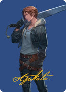 Squall, SeeD Mercenary Art Card (Gold-Stamped Signature) [FINAL FANTASY Art Series] - Destination Retro