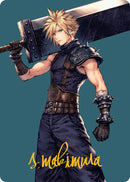 Cloud, Ex-SOLDIER Art Card (Gold-Stamped Signature) [FINAL FANTASY Art Series] - Destination Retro