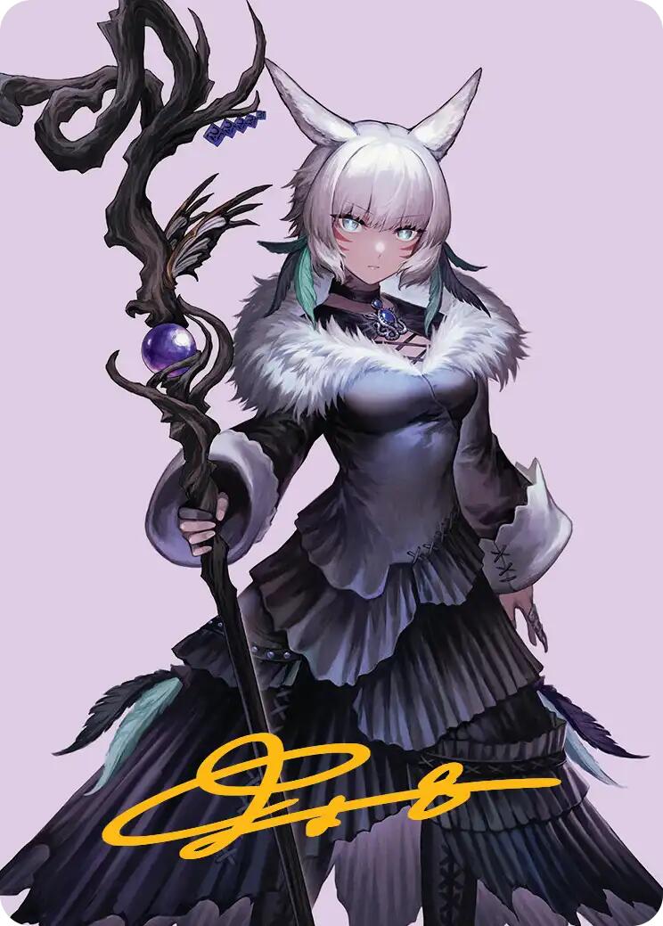 Y'shtola, Night's Blessed Art Card (53) (Gold-Stamped Signature) [FINAL FANTASY Art Series] - Destination Retro