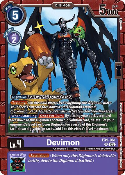 Devimon [EX9-061] [Versus Monsters] - Destination Retro