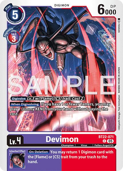 Devimon [BT22-071] [Cyber Eden] - Destination Retro