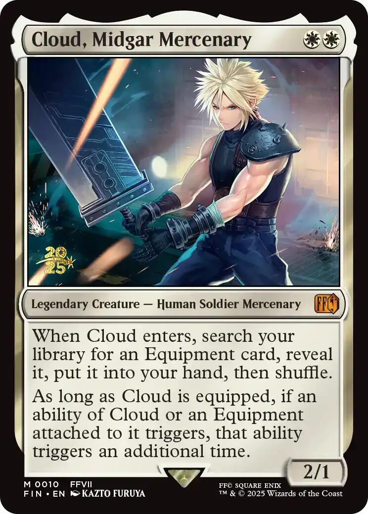Cloud, Midgar Mercenary [FINAL FANTASY Prerelease Promo] - Destination Retro