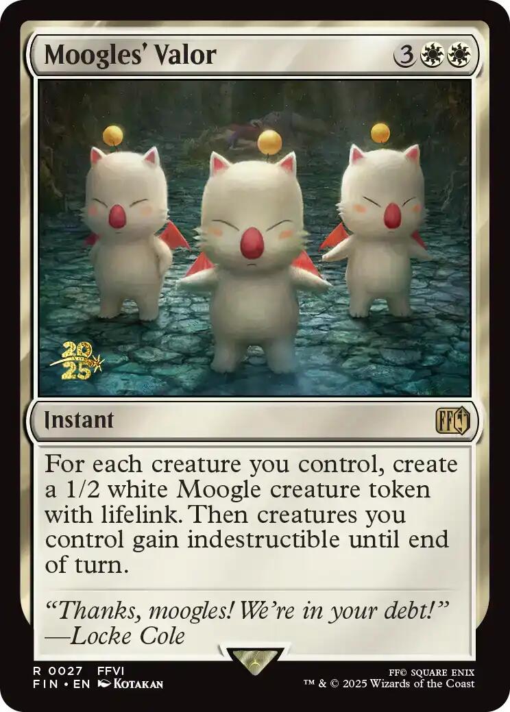 Moogles' Valor [FINAL FANTASY Prerelease Promo] - Destination Retro