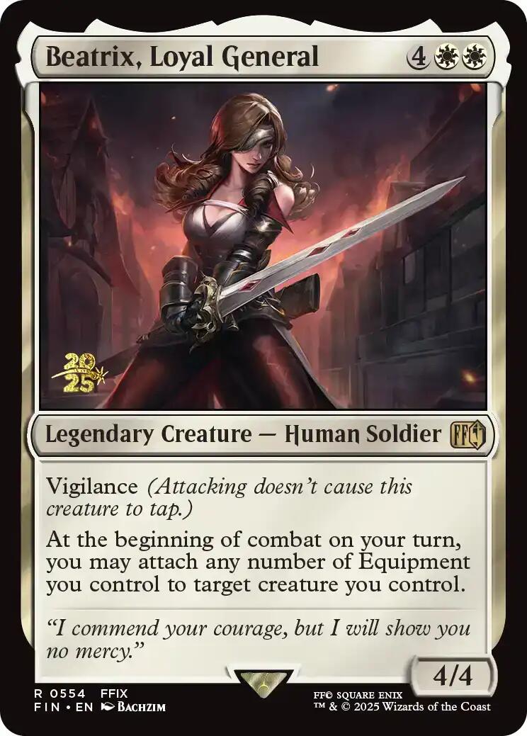 Beatrix, Loyal General [FINAL FANTASY Prerelease Promo] - Destination Retro
