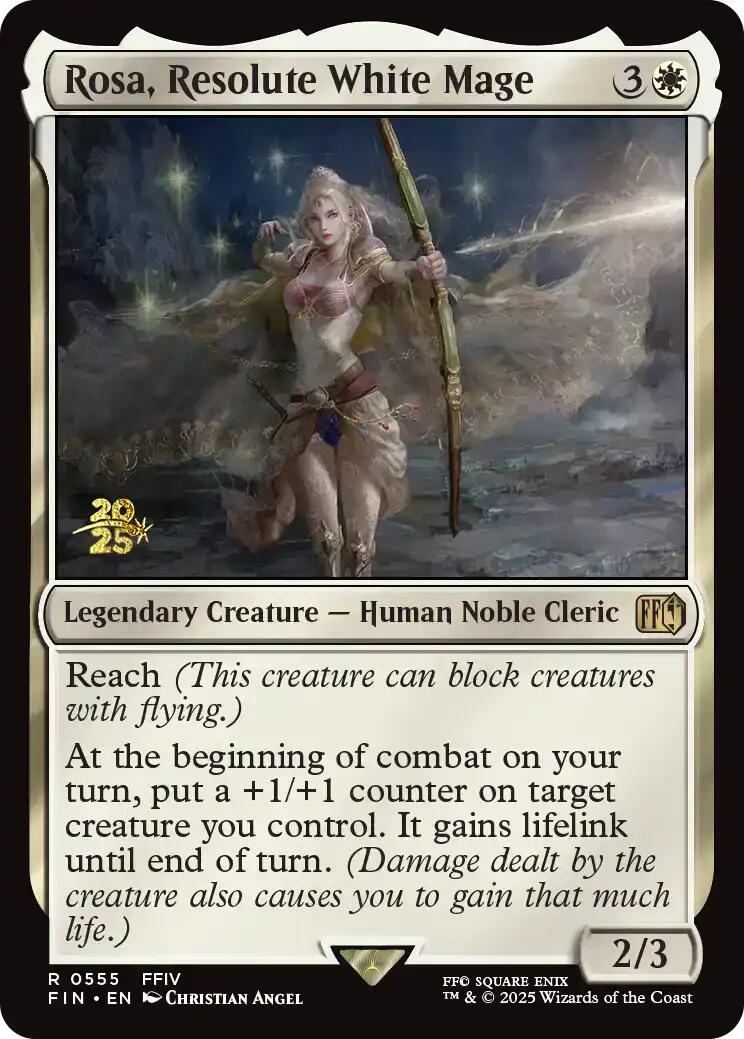 Rosa, Resolute White Mage [FINAL FANTASY Prerelease Promo] - Destination Retro