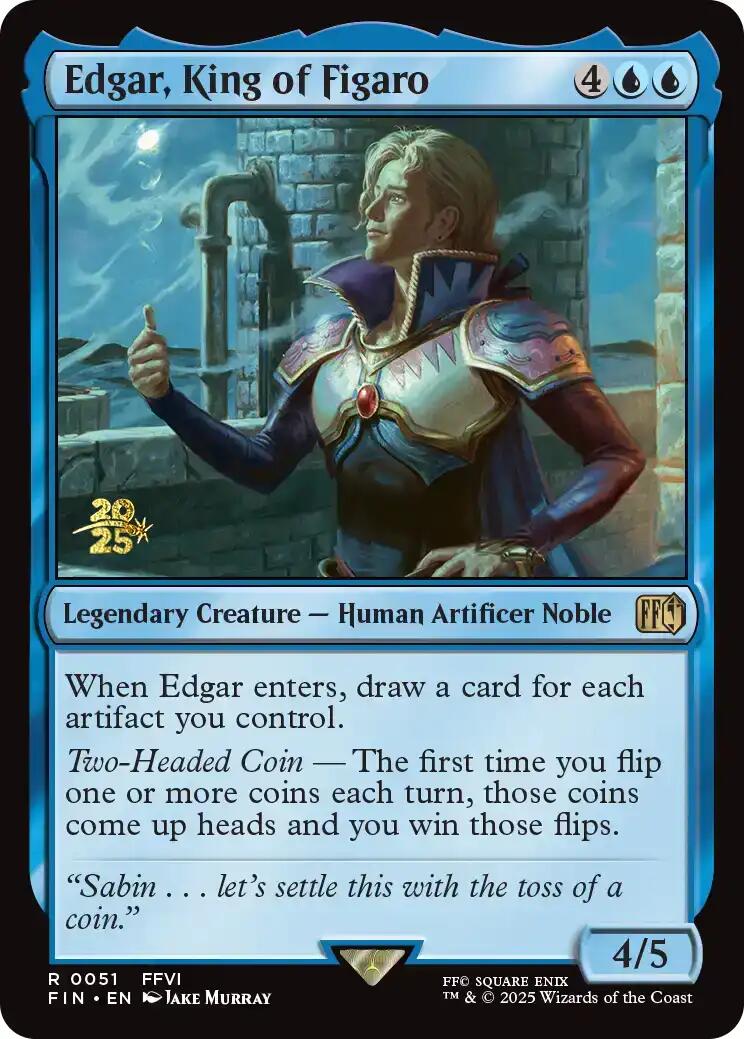 Edgar, King of Figaro [FINAL FANTASY Prerelease Promo] - Destination Retro