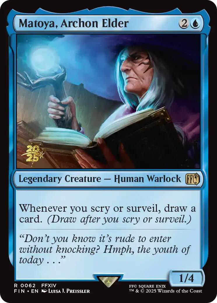 Matoya, Archon Elder [FINAL FANTASY Prerelease Promo] - Destination Retro
