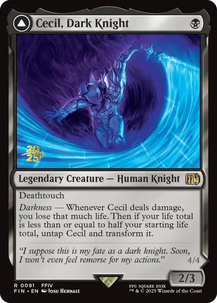 Cecil, Dark Knight [FINAL FANTASY Prerelease Promo] - Destination Retro
