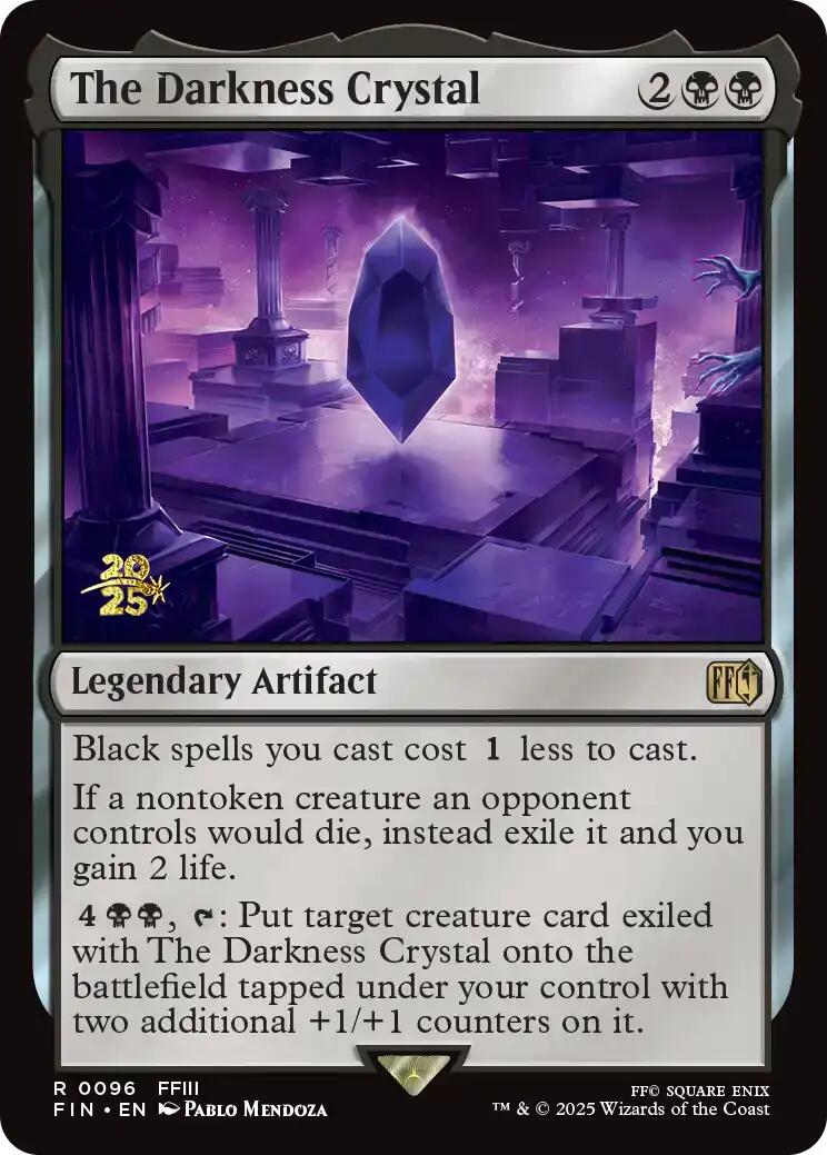 The Darkness Crystal [FINAL FANTASY Prerelease Promo] - Destination Retro
