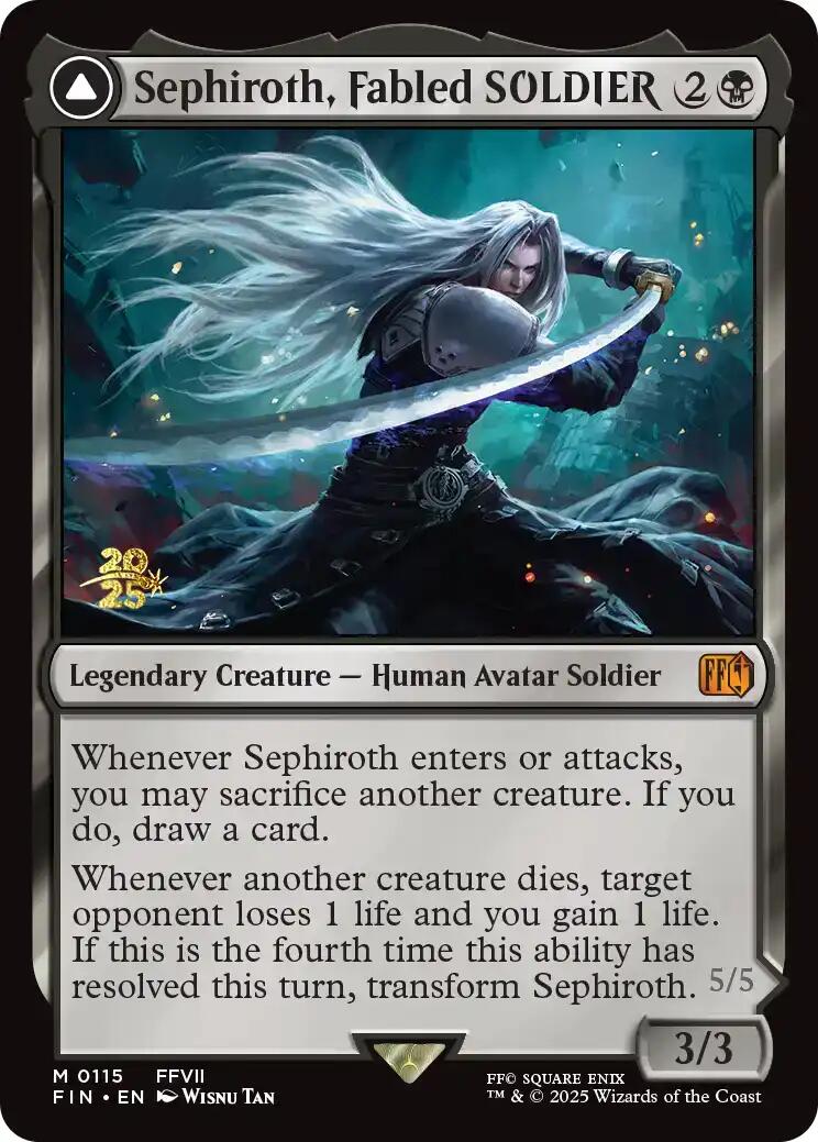 Sephiroth, Fabled SOLDIER [FINAL FANTASY Prerelease Promo] - Destination Retro