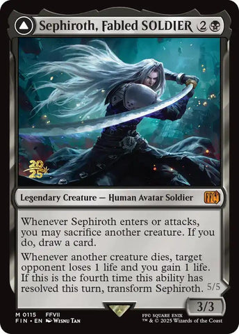 Sephiroth, Fabled SOLDIER [FINAL FANTASY Prerelease Promo] - Destination Retro