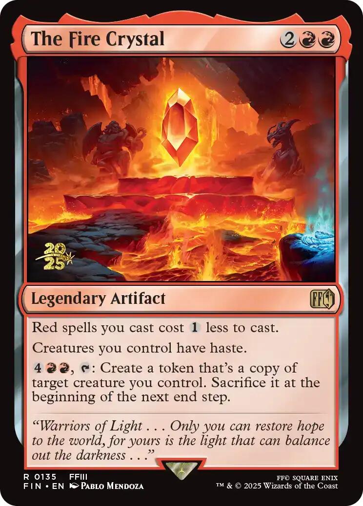 The Fire Crystal [FINAL FANTASY Prerelease Promo] - Destination Retro
