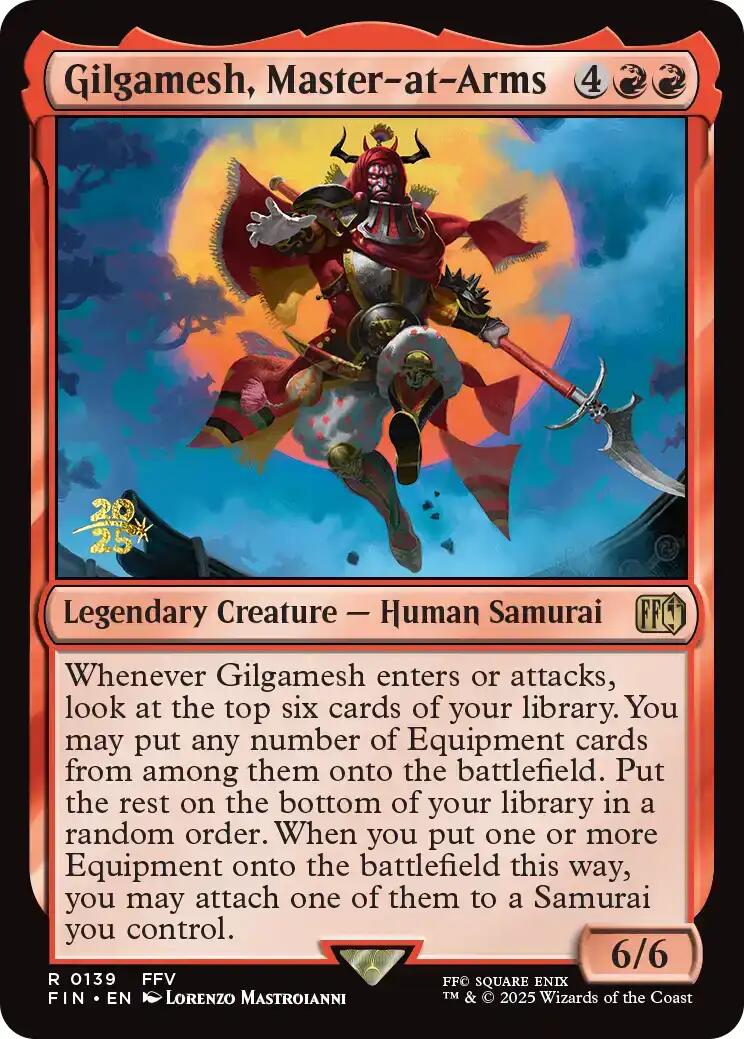 Gilgamesh, Master-at-Arms [FINAL FANTASY Prerelease Promo] - Destination Retro