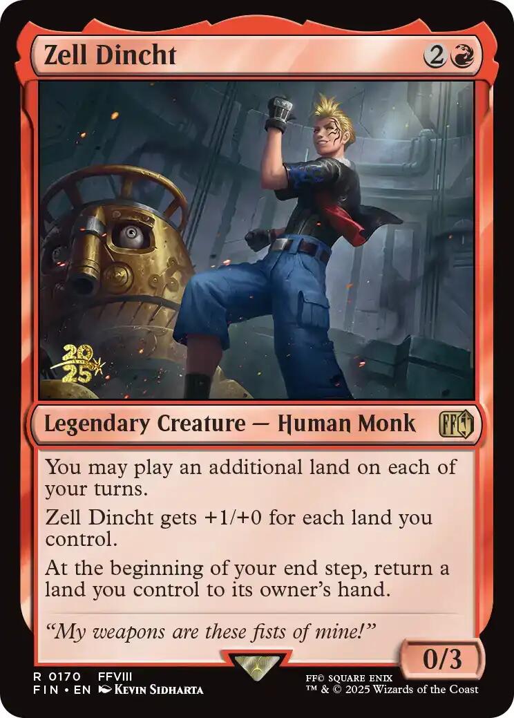 Zell Dincht [FINAL FANTASY Prerelease Promo] - Destination Retro