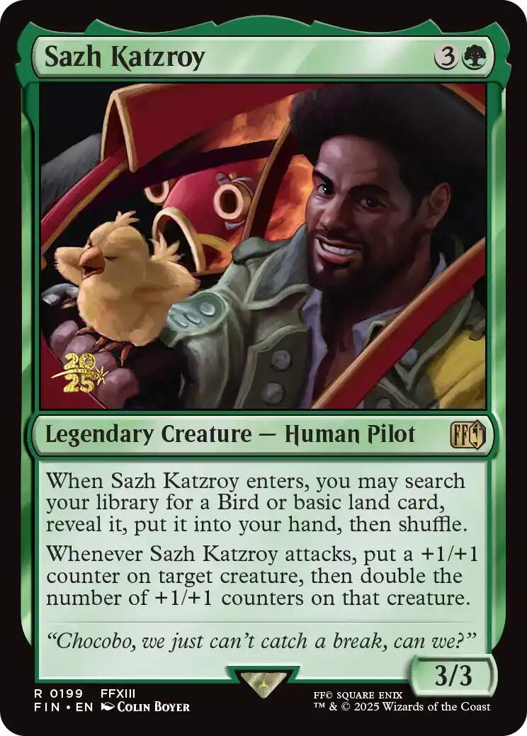 Sazh Katzroy [FINAL FANTASY Prerelease Promo] - Destination Retro