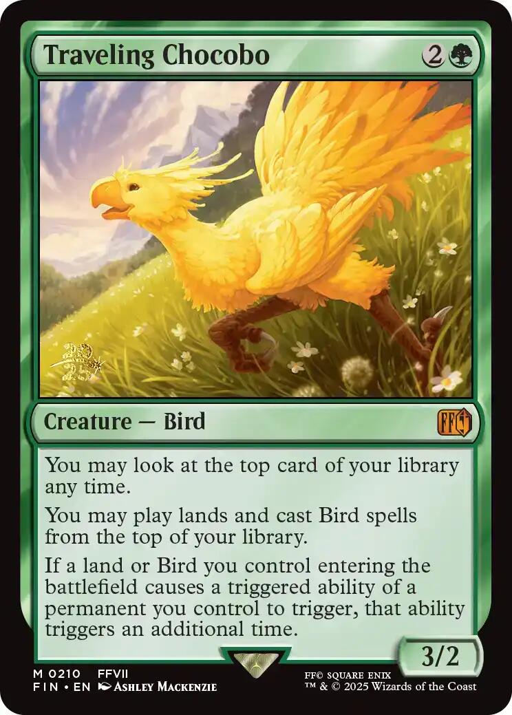 Traveling Chocobo [FINAL FANTASY Prerelease Promo] - Destination Retro