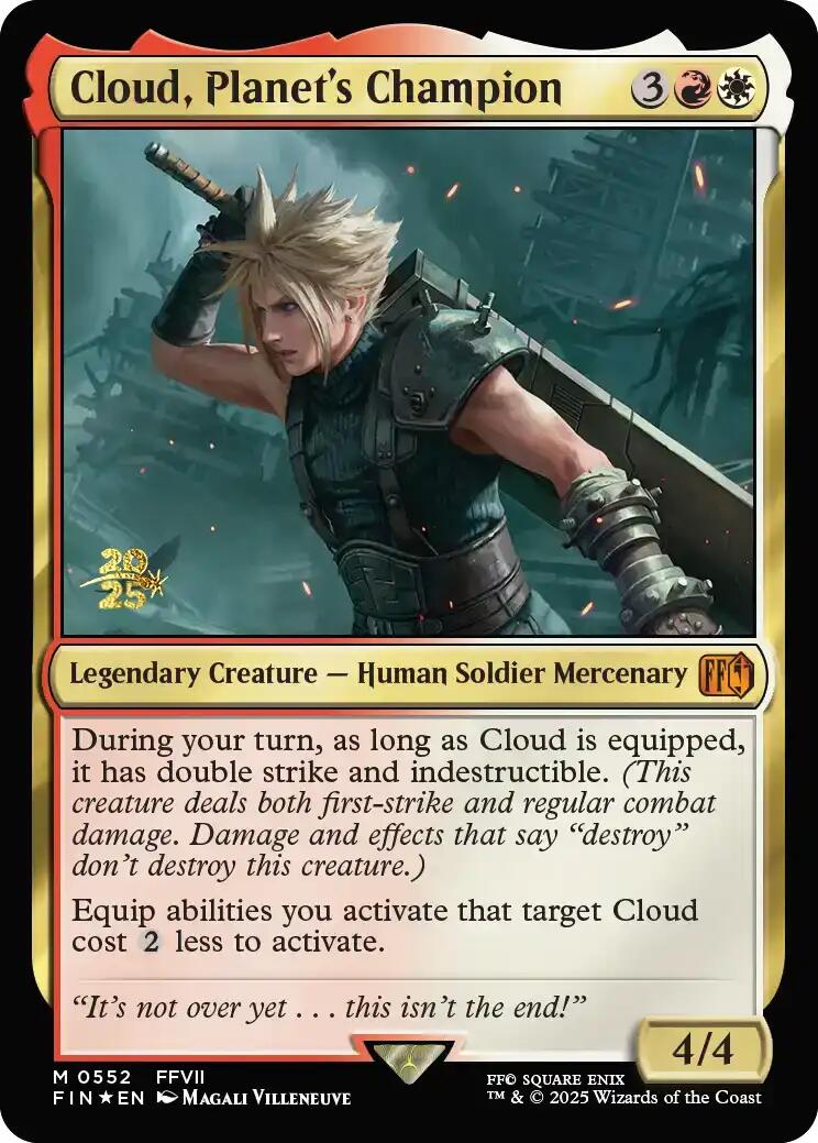 Cloud, Planet's Champion [FINAL FANTASY Prerelease Promo] - Destination Retro