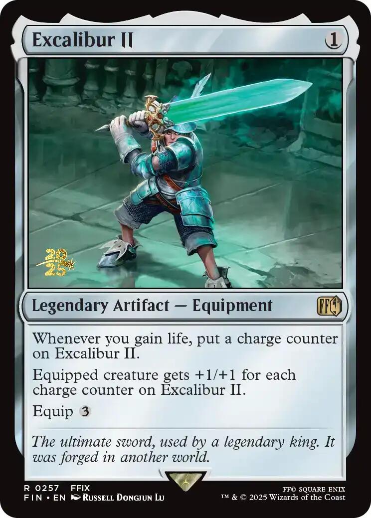Excalibur II [FINAL FANTASY Prerelease Promo] - Destination Retro