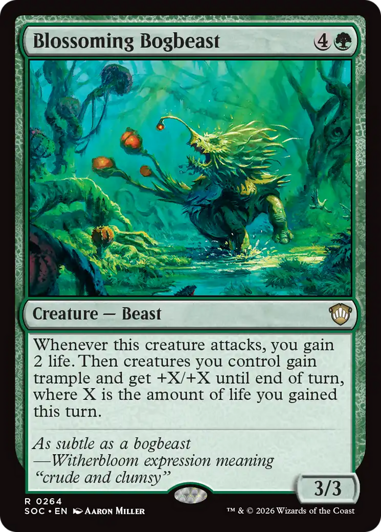 Blossoming Bogbeast [Secrets of Strixhaven Commander] - Destination Retro
