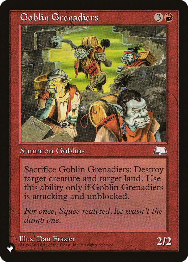 Goblin Grenadiers [The List] - Destination Retro