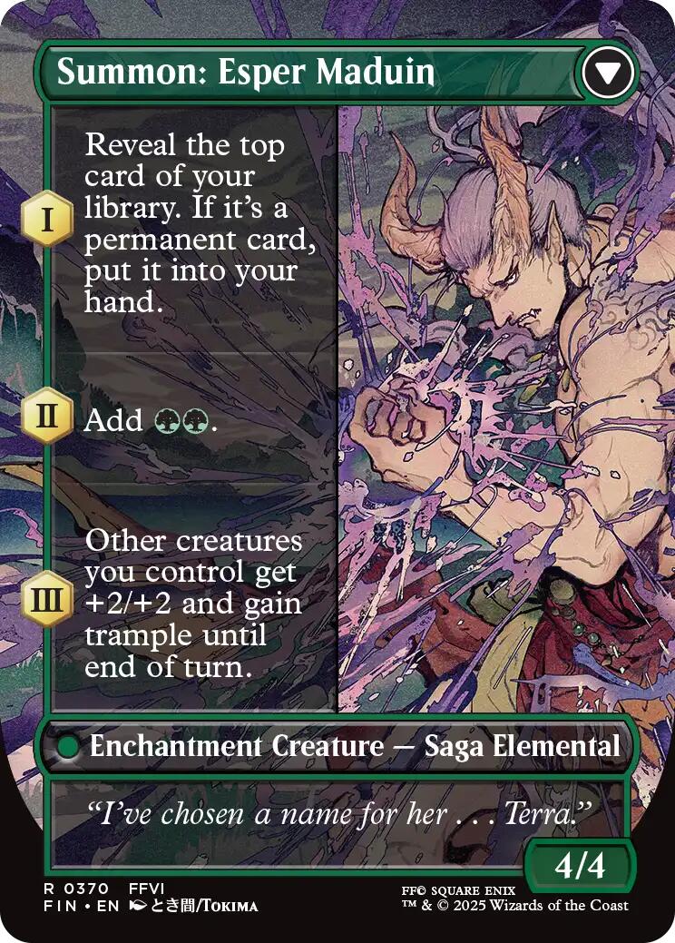 Esper Origins // Summon: Esper Maduin (Borderless) [FINAL FANTASY] - Destination Retro