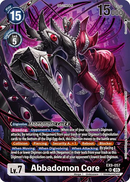 Abbadomon Core [EX9-057] (Alternate Art) [Versus Monsters] - Destination Retro