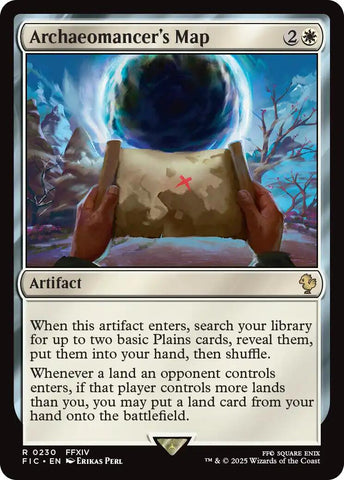 Archaeomancer's Map (Surge Foil) [FINAL FANTASY Commander] - Destination Retro